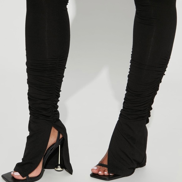 Black Bodycon Jumpsuit - Picture 4 of 4